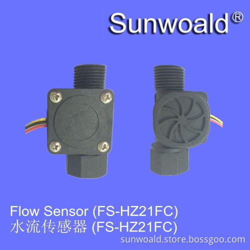 1~30L/min Hall Magnetic plastic water flow sensor